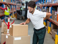 Injured warehouse worker.